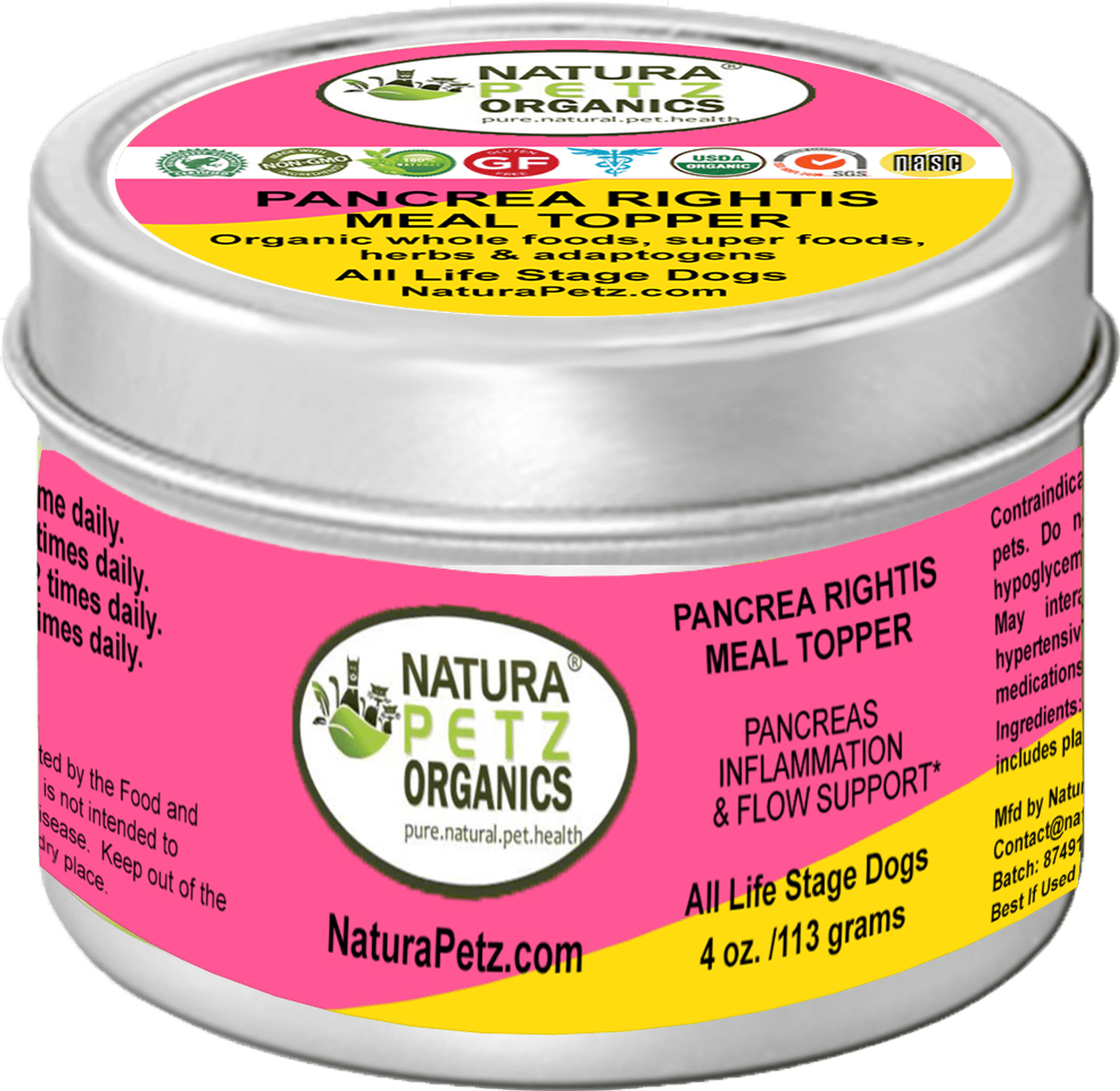 Pancrea Rightis Max Meal Topper - Zoomies