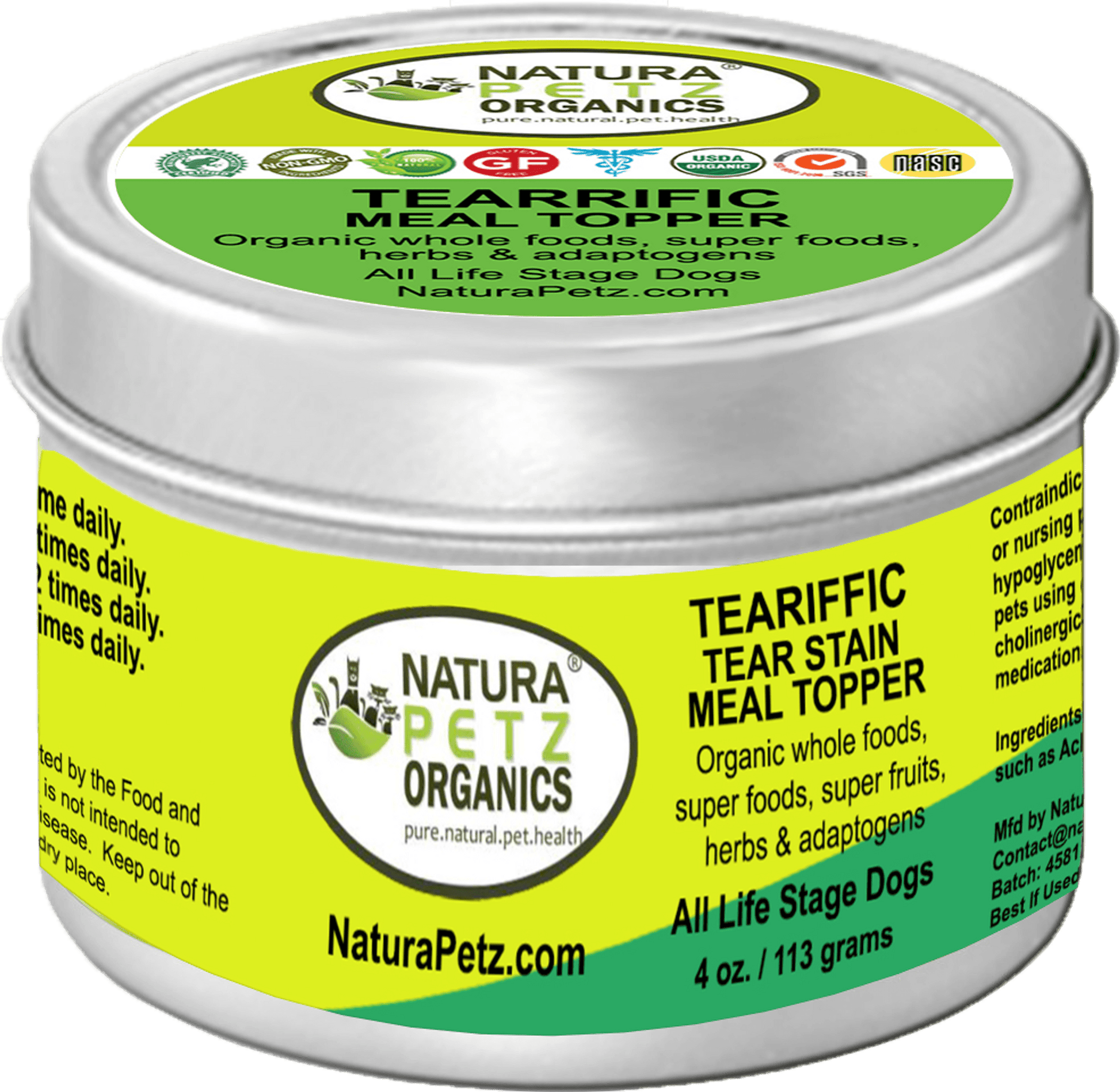 Teariffic Tear Stain Meal Topper - Zoomies