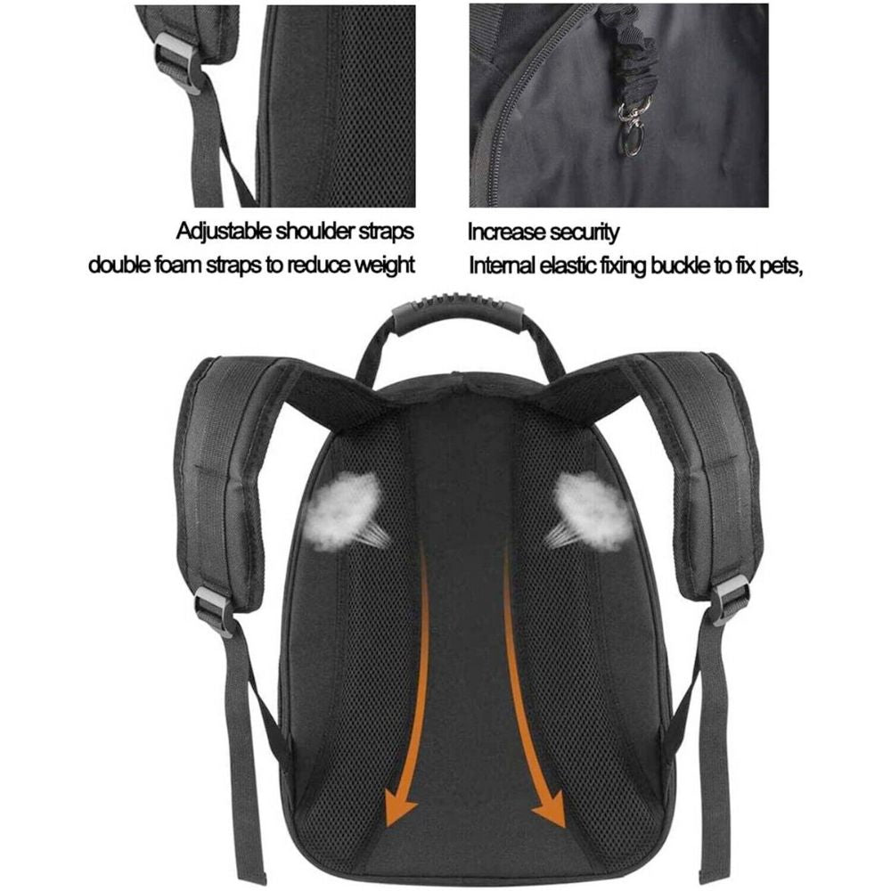 Pet Hardshell Traveling Backpack - Zoomies