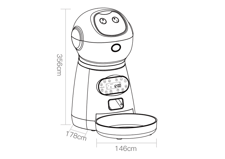 Pawsomefeed Automatic Pet Feeder - Zoomies