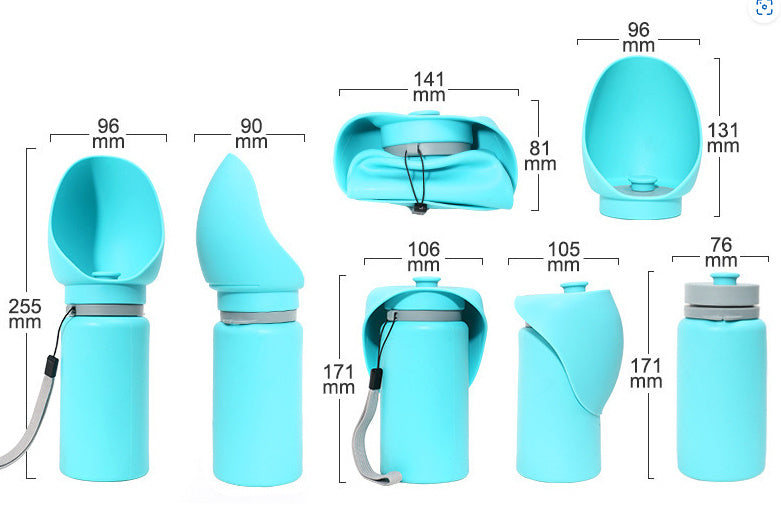 Folding Water Bottle - Zoomies