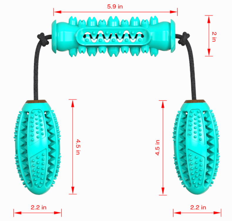 Dog Chew Toys Pet Toothbrush - Zoomies