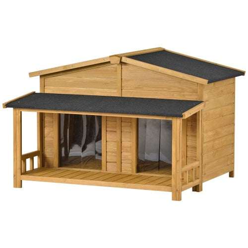 Large Wooden Dog House - Zoomies