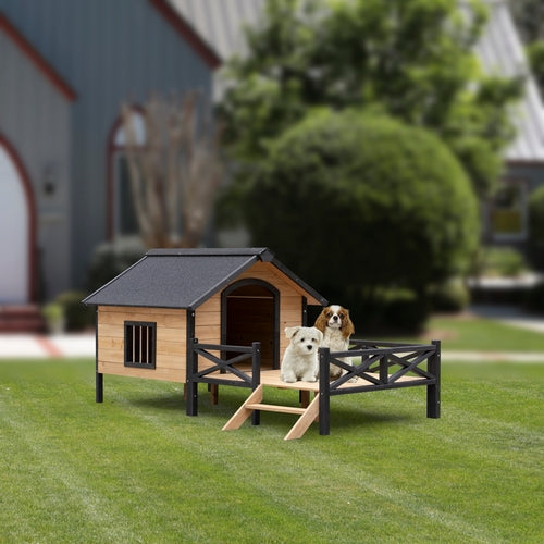 Outdoor Large Wooden Cabin House - Zoomies