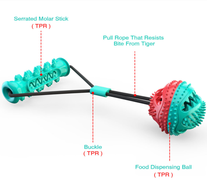 Dog Chew Toys Pet Toothbrush - Zoomies