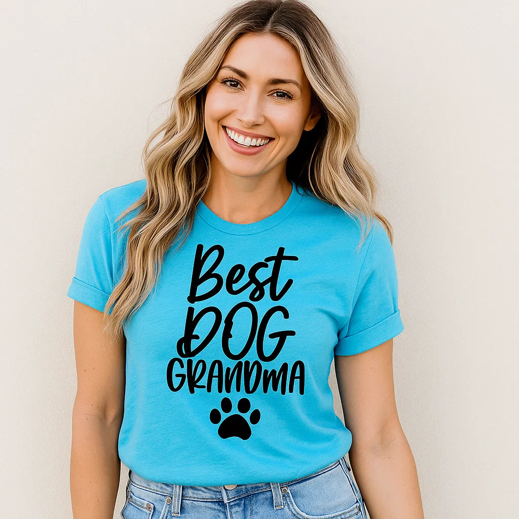Best Dog Grandma T-Shirt, Pet Lover Tee Gift - Zoomies