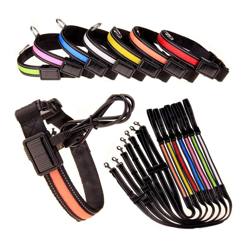 Solar Charge Reflective Led Collar - Zoomies