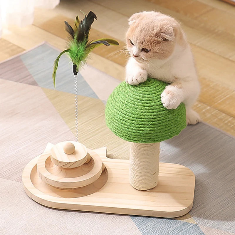 Pet Tree Scratching Post with Toy - Zoomies