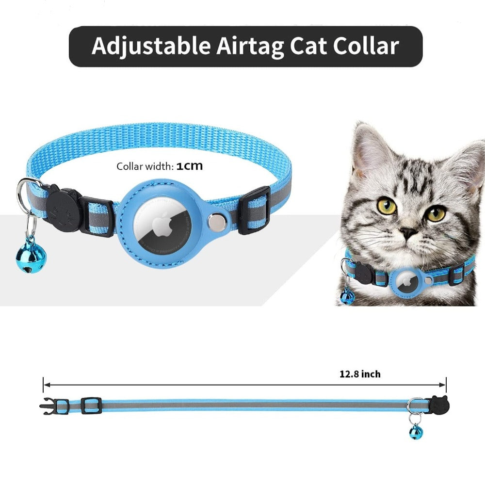 Reflective Airtag Case Collar - Zoomies