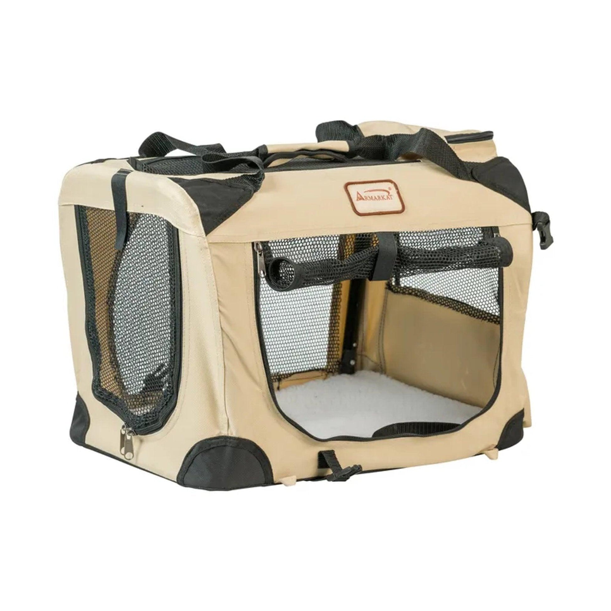 Armarkat Folding Soft Dog Crate - Zoomies