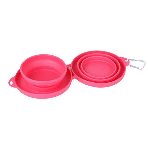Rubber Foldable Double Bowl - Zoomies