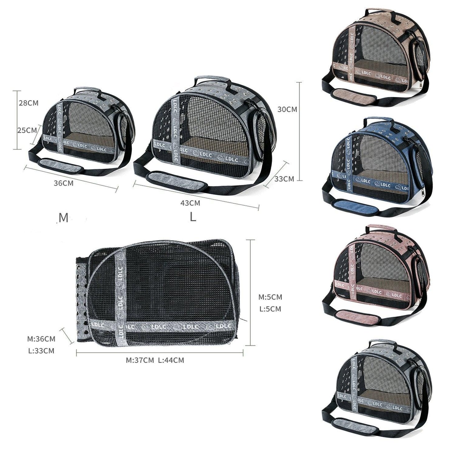 One Shoulder Cat Litter Carrier - Zoomies