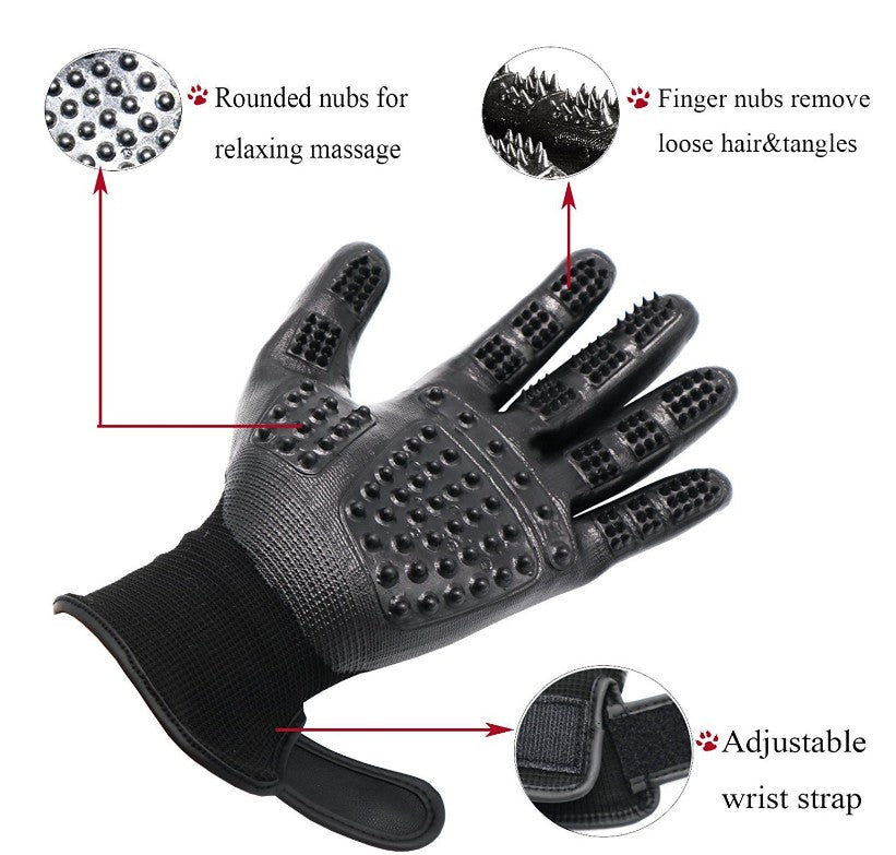 Pet Grooming Gloves - Zoomies
