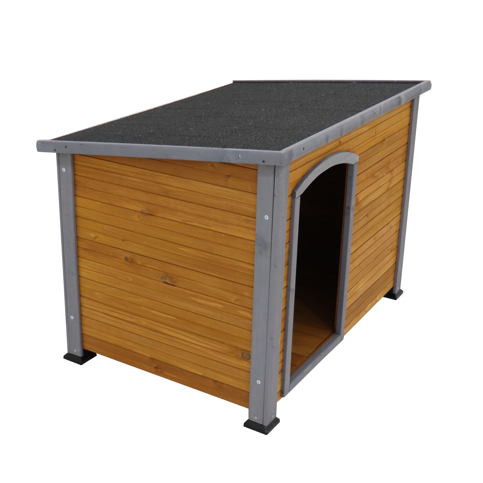 Wooden Dog House - Zoomies