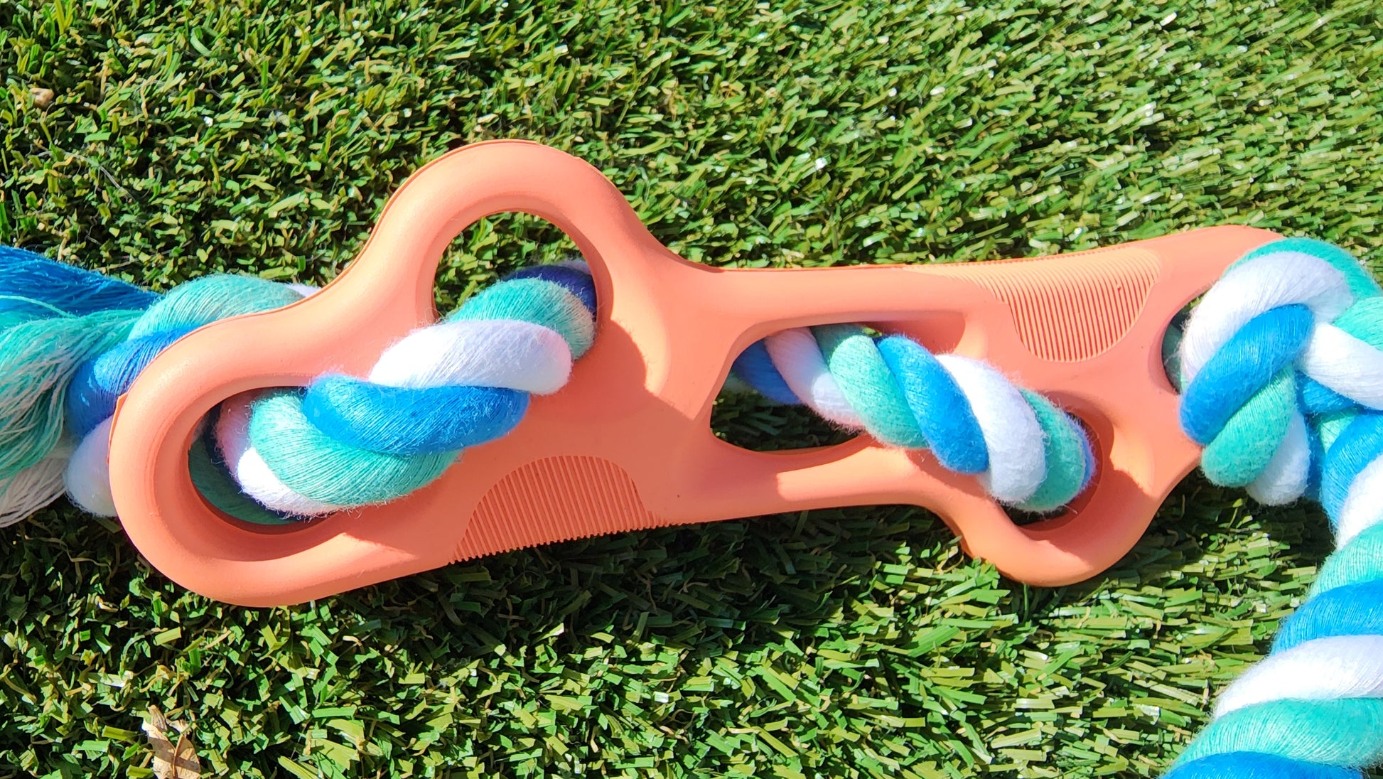 Rubber Bone Dog Chew Toy - Zoomies