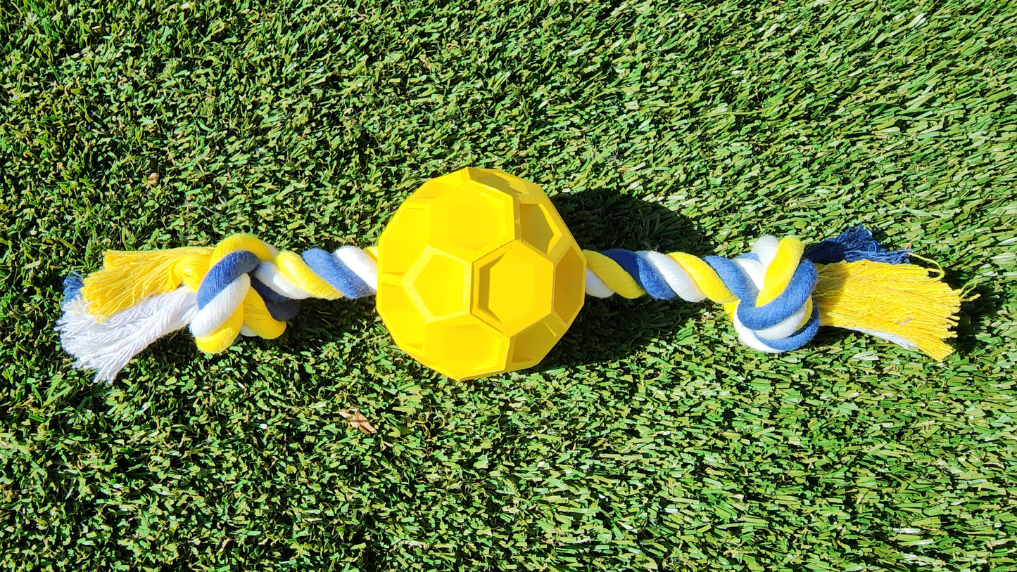 Rubber Soccer Ball Chew Toy - Zoomies