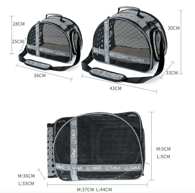 One Shoulder Cat Litter Carrier - Zoomies
