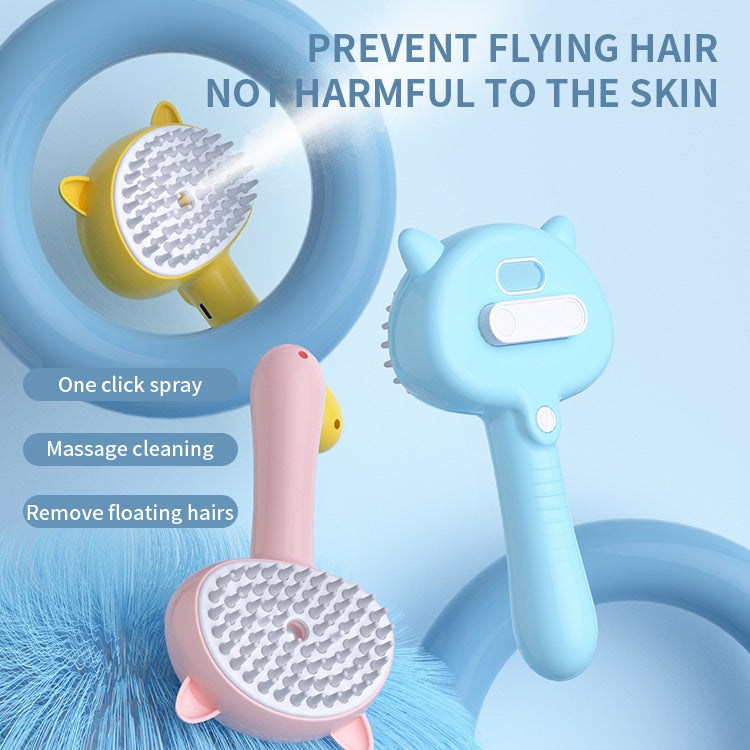 Hair Cleaning Brush With Mist - Zoomies