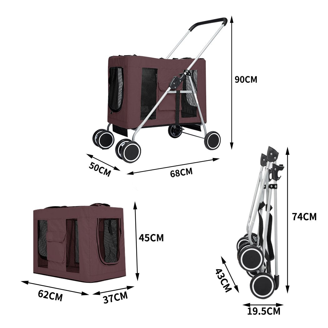 Pet Stroller Travel Carrier - Zoomies
