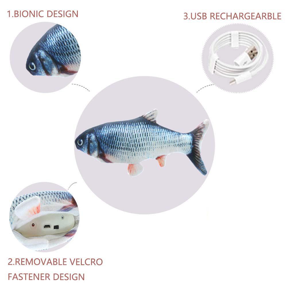 Electric Flipping Fish Toy - Zoomies