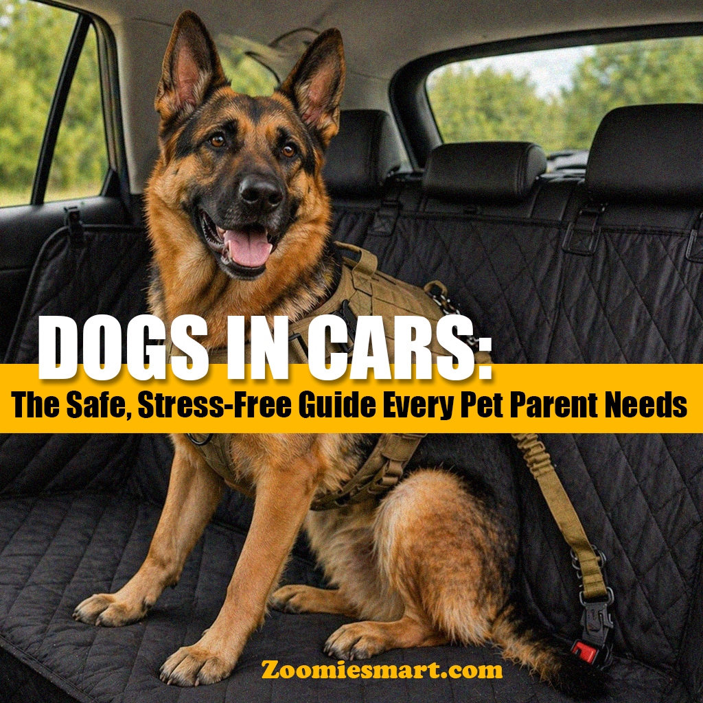 🐾 Dogs in Cars: The Safe, Stress-Free Guide Every Pet Parent Needs