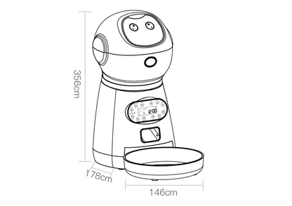 Pawsomefeed Automatic Pet Feeder - Zoomies