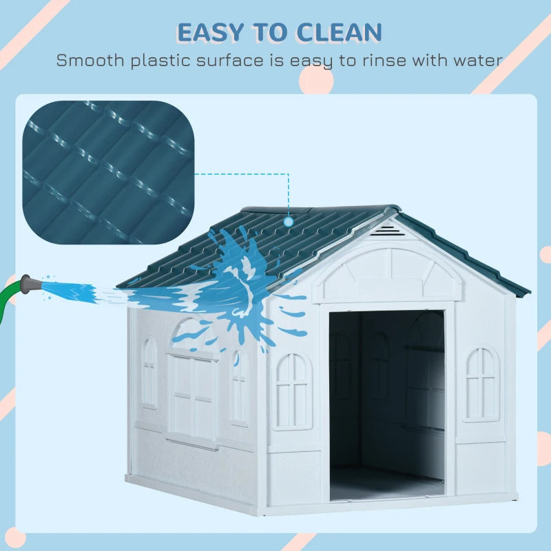 Paw Hut Plastic Dog House For Medium And Small Dogs, Water Resistant