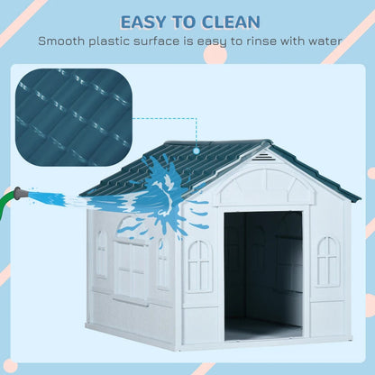Paw Hut Plastic Dog House For Medium And Small Dogs, Water Resistant