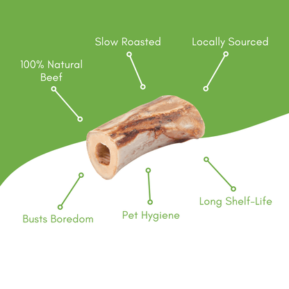 Natural Beef Cut Dog Chew Bones - Zoomies