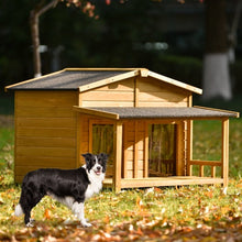 Large Wooden Dog House - Zoomies