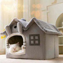 Removable Roof Plush Pet House - Zoomies
