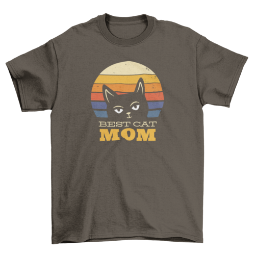 Best cat mom t-shirt