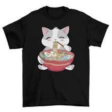 Cat Eating Ramen T-shirt - Zoomies