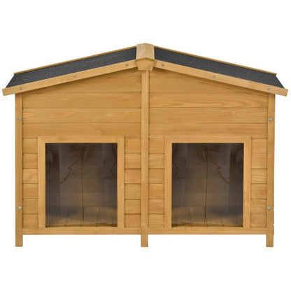 Large Wooden Dog House - Zoomies