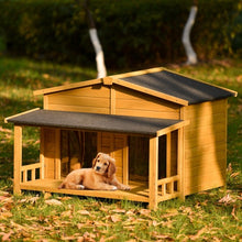 Large Wooden Dog House - Zoomies