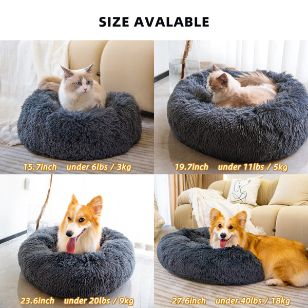 Anti Anxiety Fluffy Dog Bed - Zoomies