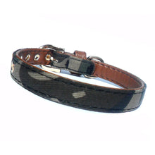 Brown Vegan Leather Collar - Zoomies