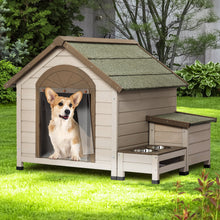 Outdoor Fir Wood Dog House - Zoomies