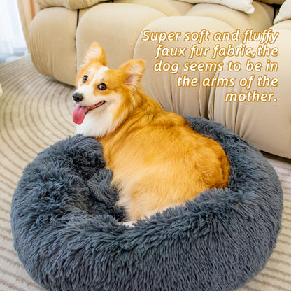 Anti Anxiety Fluffy Dog Bed - Zoomies