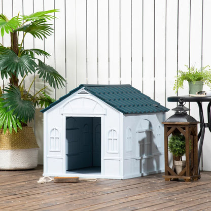 Paw Hut Plastic Dog House For Medium And Small Dogs, Water Resistant