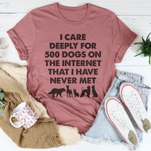 I Care Deeply For 500 Dogs On Tee - Zoomies