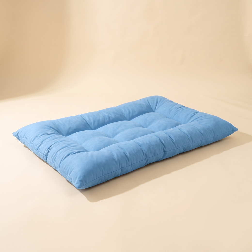 extra-large plush cooling dog sofa bed — studio product photo